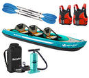 Sevylor Alameda (2021) 3-person (2+1) Inflatable Kayak with paddles, pump and buoyancy aids