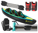 Sevylor Ottawa (2021) 3-person Inflatable Kayak (2+1) with paddles, pump and buoyancy aids