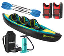 Sevylor Ottawa (2021) 3-person Inflatable Kayak (2+1) with paddles, pump and buoyancy aids