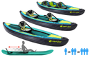 Sevylor Ottawa (2021) 3-person Inflatable Kayak (2+1)